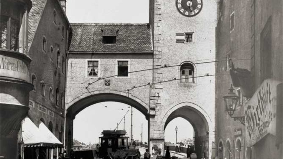 View of Regensburg with the Stone Bridge